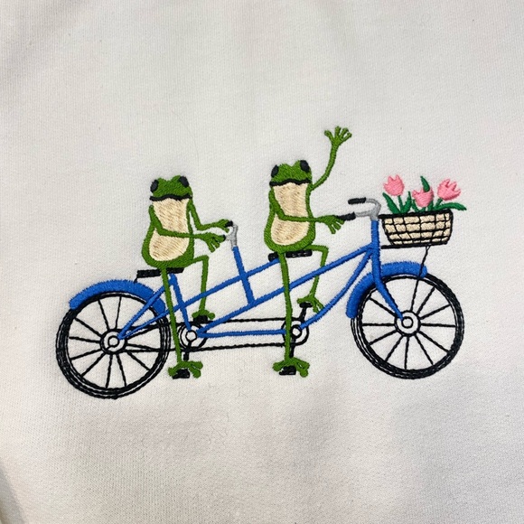 Other - Tandem Frog Embroidered Sweatshirt